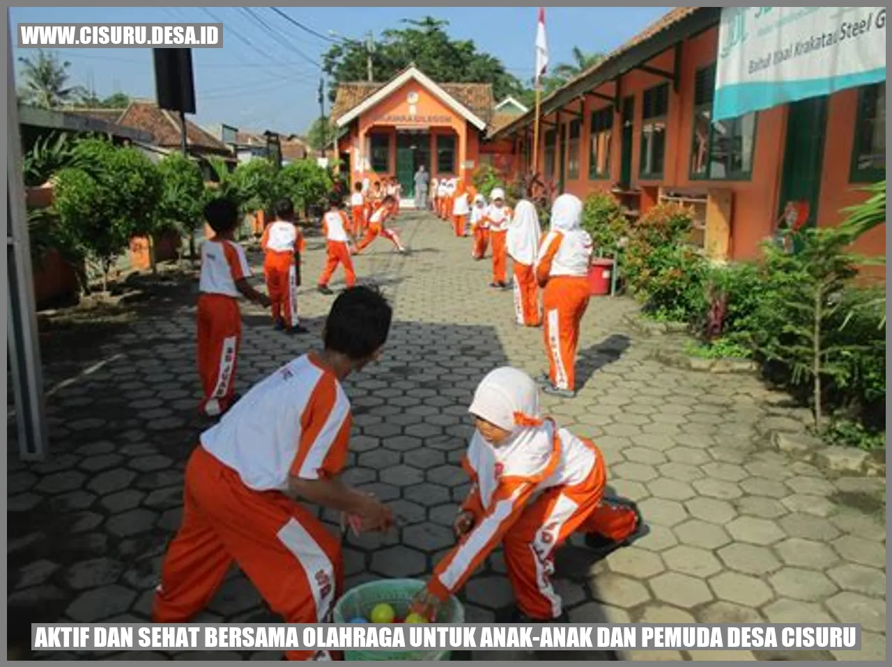 Gambar Olahraga Anak-anak dan Pemuda Desa Cisuru