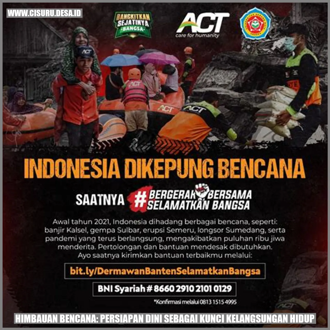 Himbauan Bencana: Persiapan Dini sebagai Kunci Kelangsungan Hidup