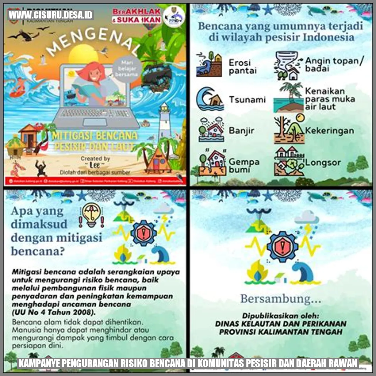 Gambar Kampanye Pengurangan Risiko Bencana di Komunitas Pesisir dan Daerah Rawan