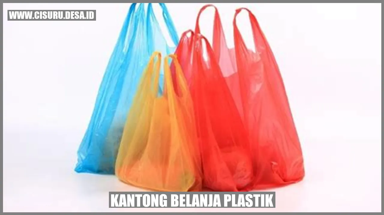Kantong Belanja Plastik
