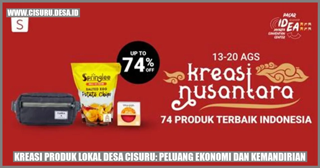 Kreasi Produk Lokal Desa Cisuru: Peluang Ekonomi dan Kemandirian