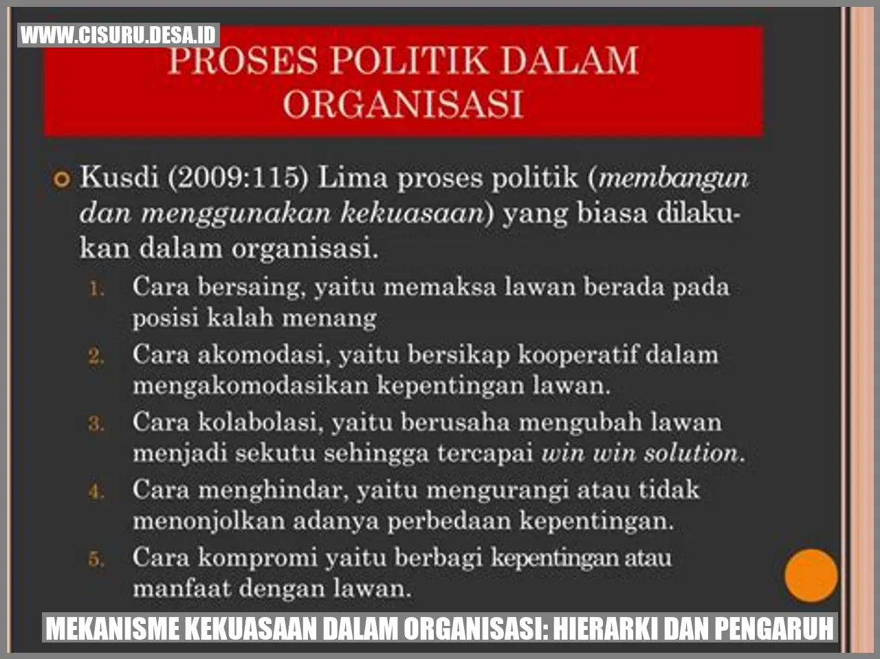 Hierarki dalam Organisasi
