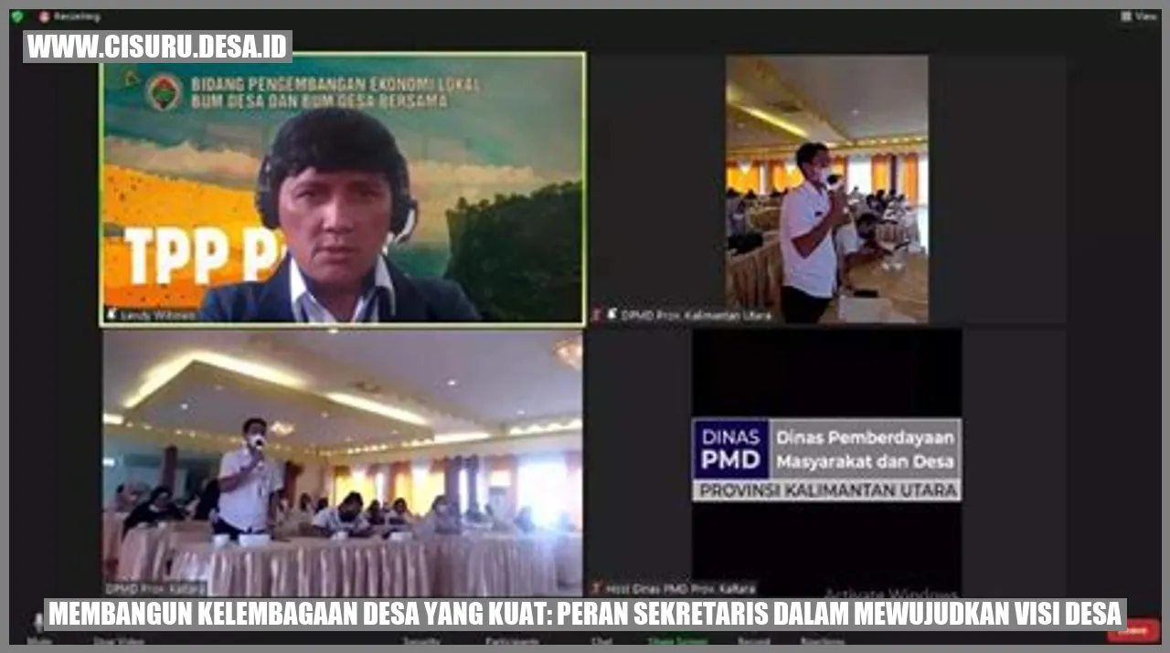 Ilustrasi Membangun Kelembagaan Desa yang Kuat