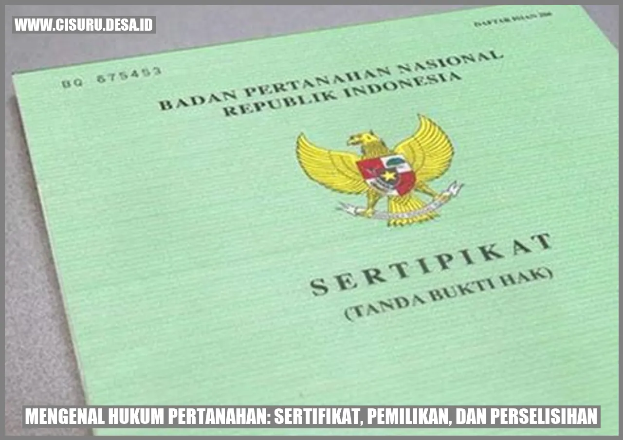 Sertifikat Tanah