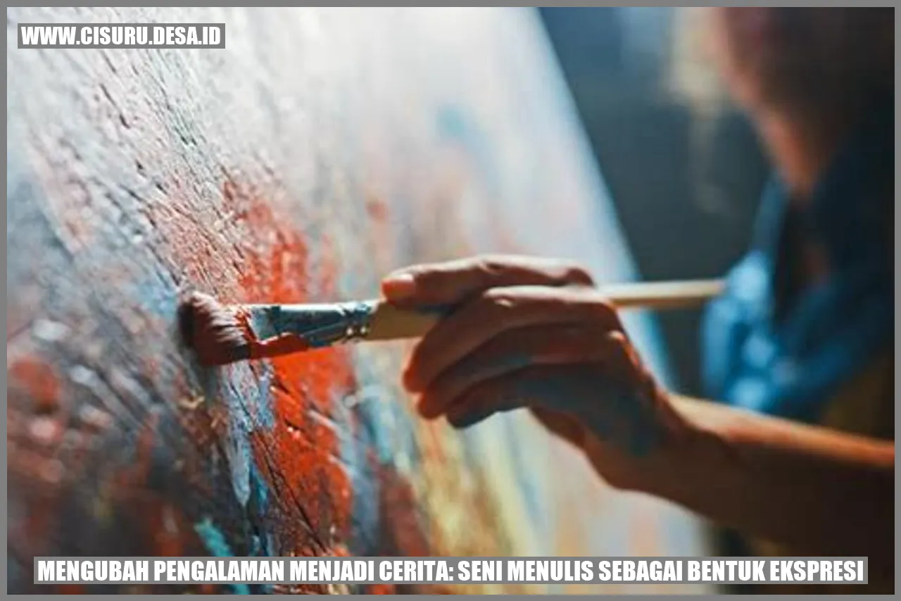 Gambar: Mengubah Pengalaman Menjadi Cerita: Seni Menulis Sebagai Bentuk Ekspresi