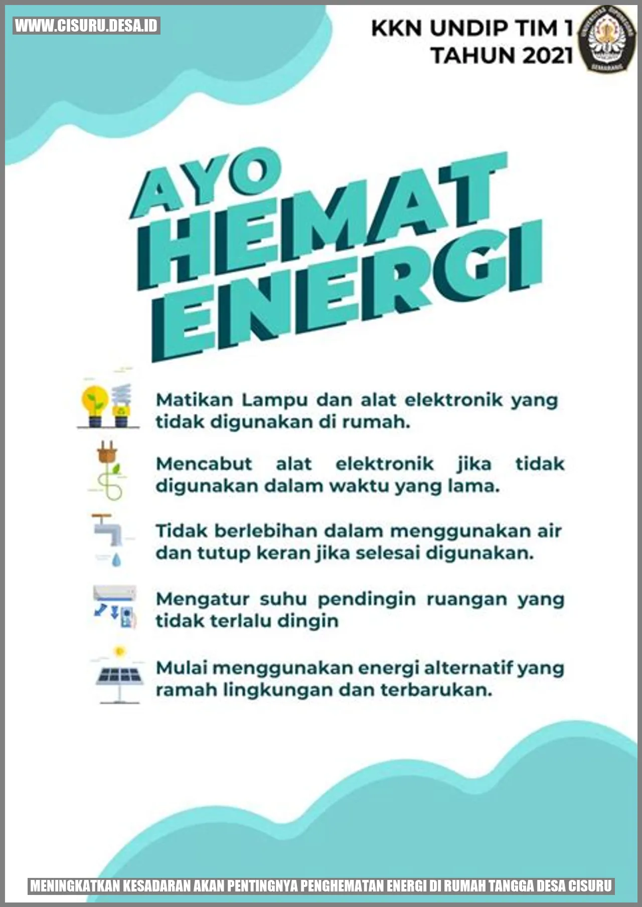 Penyuluhan penghematan energi di rumah tangga