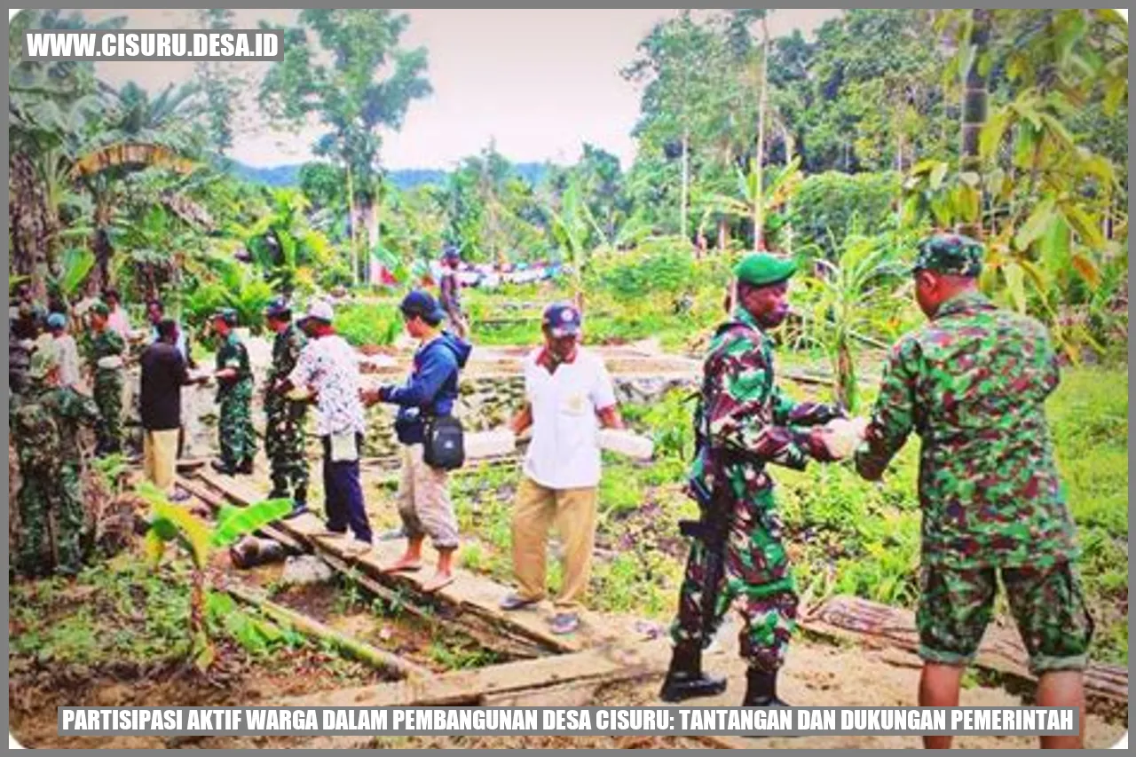 Partisipasi Aktif Warga dalam Pembangunan Desa Cisuru: Tantangan dan Dukungan Pemerintah