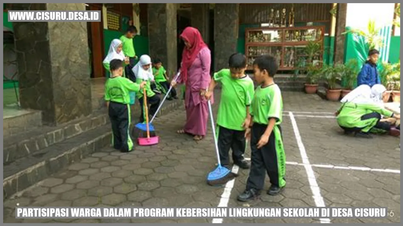 Partisipasi Warga dalam Program Kebersihan Lingkungan Sekolah di Desa Cisuru