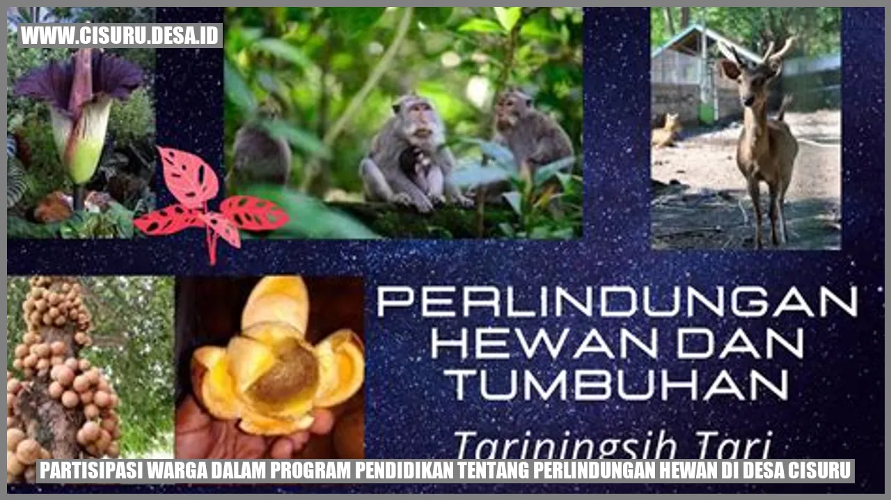 Partisipasi Warga dalam Program Pendidikan tentang Perlindungan Hewan di Desa Cisuru