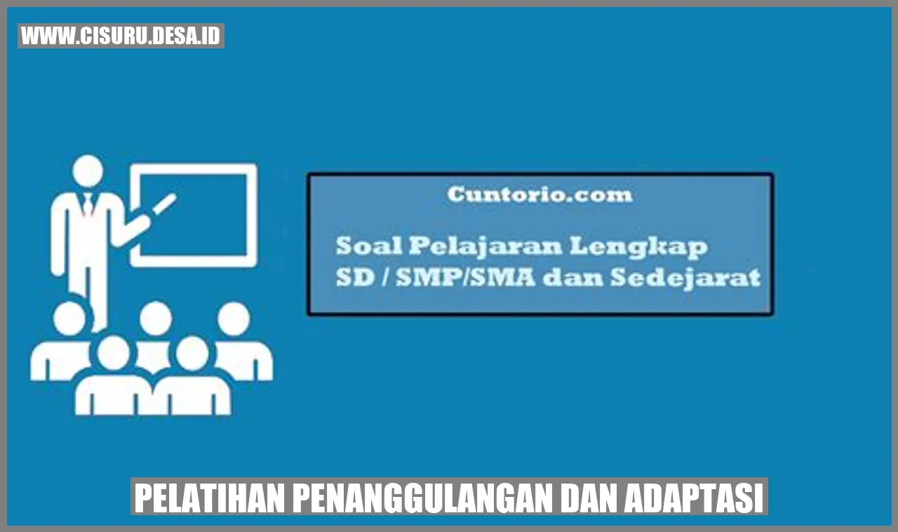 Pelatihan Penanggulangan dan Adaptasi
