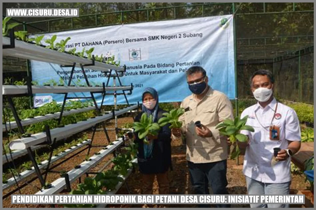 Pendidikan Pertanian Hidroponik bagi Petani Desa Cisuru: Inisiatif Pemerintah