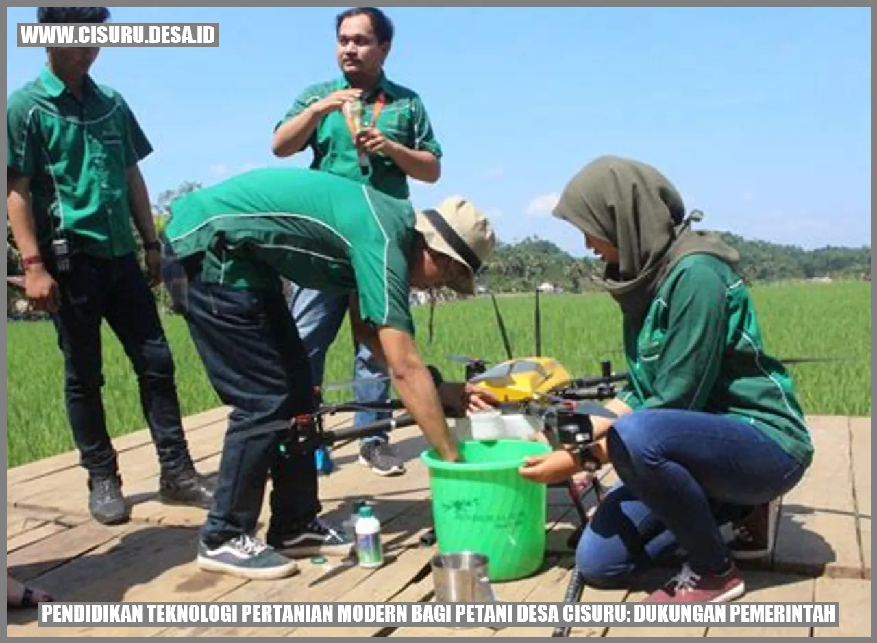 Pendidikan Teknologi Pertanian Modern bagi Petani Desa Cisuru: Dukungan Pemerintah