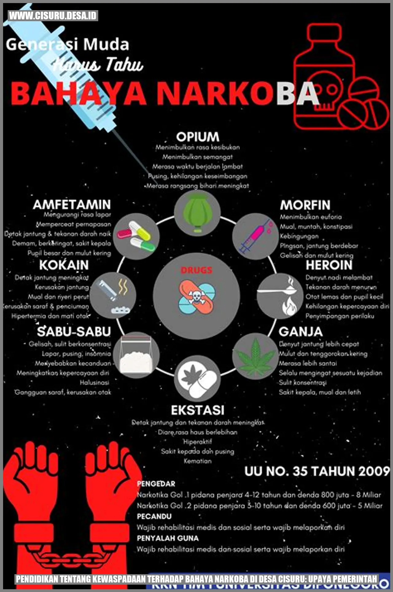 Pendidikan tentang Kewaspadaan Terhadap Bahaya Narkoba di Desa Cisuru: Upaya Pemerintah
