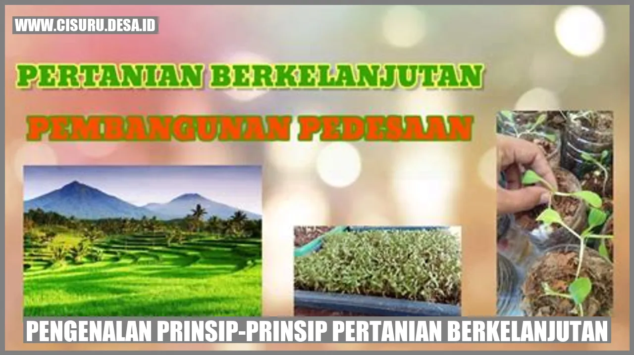 Pertanian Berkelanjutan
