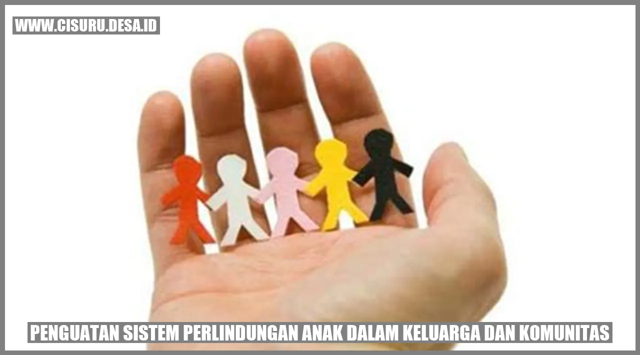 Gambar Sistem Perlindungan Anak dalam Keluarga dan Komunitas