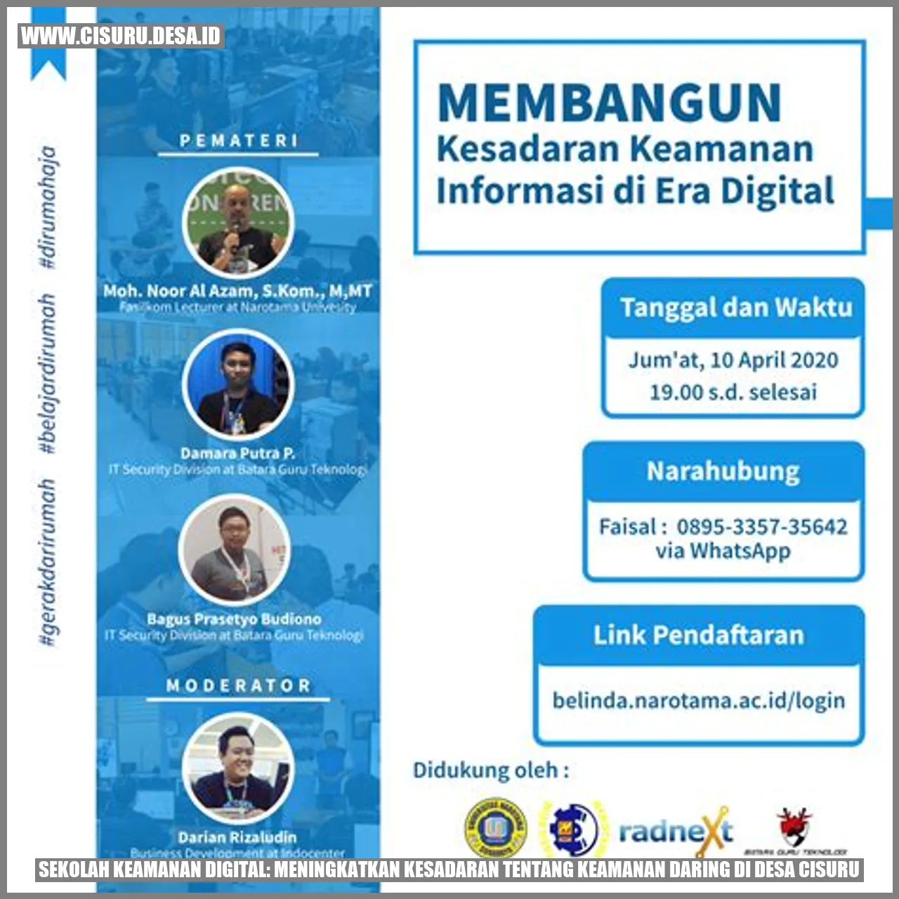 Sekolah Keamanan Digital: Meningkatkan Kesadaran tentang Keamanan Daring di Desa Cisuru